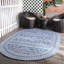 Tapis d'intérieur / extérieur bleu tissé à la main Royalston-1962755532