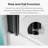 Patrick 34'' W x 58'' H Frameless Bi-Fold Tub Door with Clear Tempered Glass-114662433