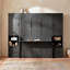 Lit escamotable 4 tiroirs avec 2 armoires et tablettes-1791605602-1783508843