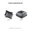 Ensemble d'édredon réversible en sherpa 3 pièces-115139166-115139168