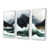 Toile encadrée flottée blanche
