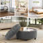 Repose-pieds rembourré avec rangement - Repose-pieds multifonctionnel et rangement caché-502649092