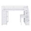 Lit mezzanine avec tiroirs de rangement, bureau et escalier, tablettes-2117900473