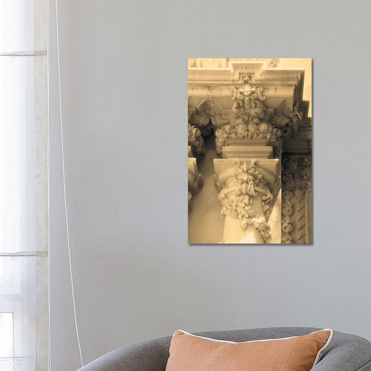 Column I by Marina Drasnin Gilboa - Wrapped Canvas Print