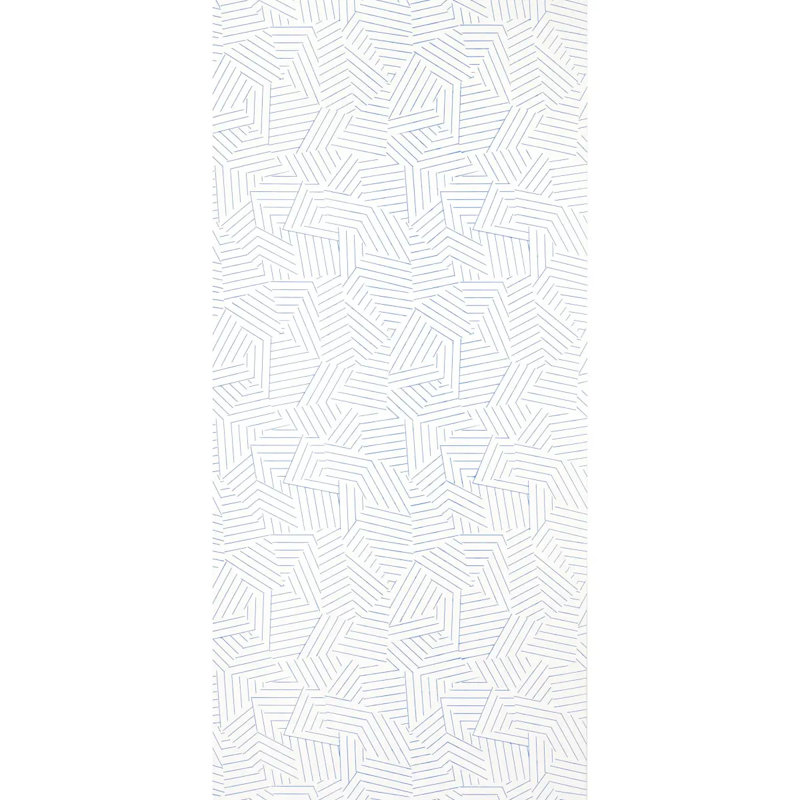 Schumacher x Miles Redd Deconstructed Stripe Wallpaper, Blue