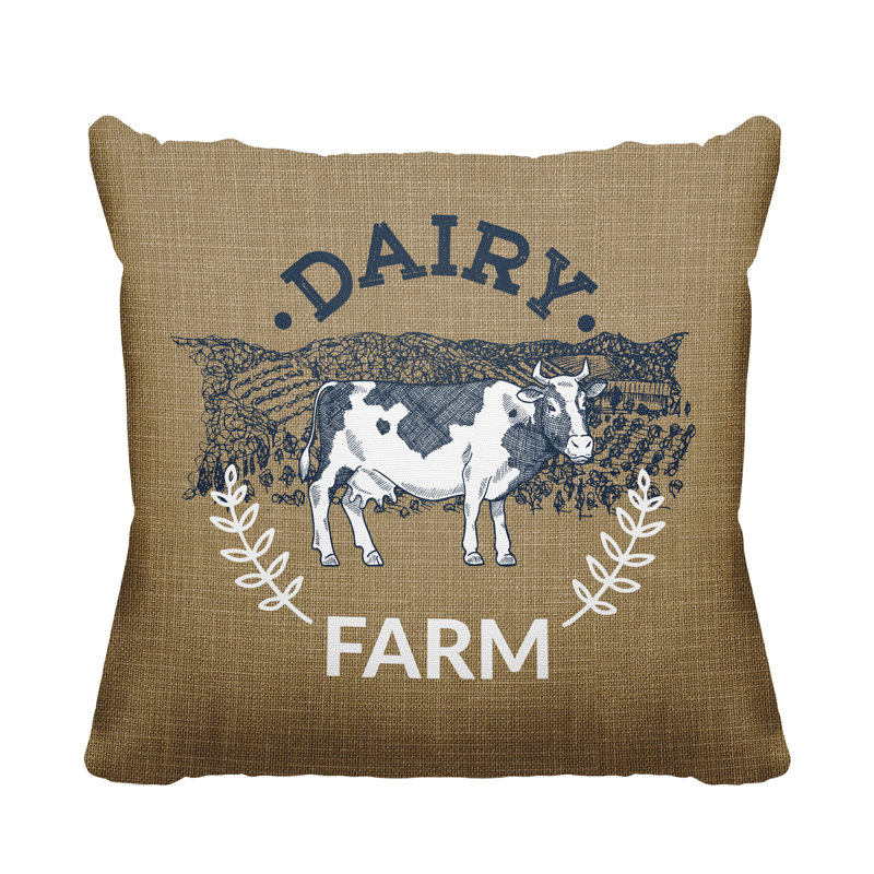Oreiller intérieur / extérieur Bety Barnyard, Beige, L 15 po x H 15 po