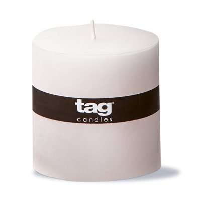 Unscented Pillar Candle