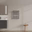 Chauffe-serviettes électrique mural avec tablette supérieure-93398214