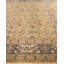 Tapis unique noué à la main Keenan - doré, 8 pi x 10 pi 2 po