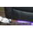 Modern Home Theater Power Recliner Chair with Adjustable Headrests, USB Ports, Cup Holders, LED Lighting & Tray Tables-109425848