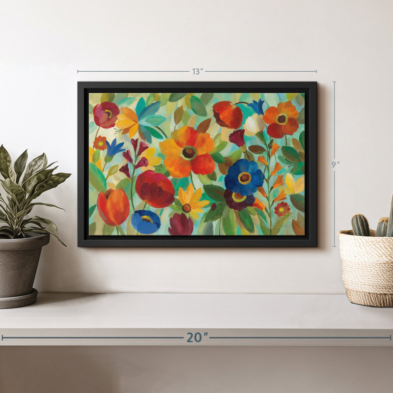 Floral et botanique «Summer Floral III Canvas Print», H 9 po x l 13 po