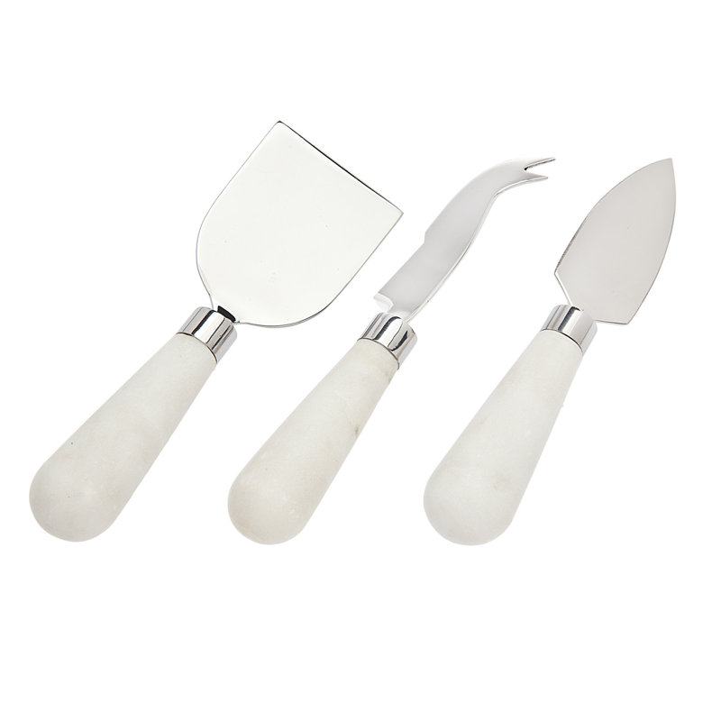 Zeppelin 3 Piece Stainless Steel Cheese Serving Set