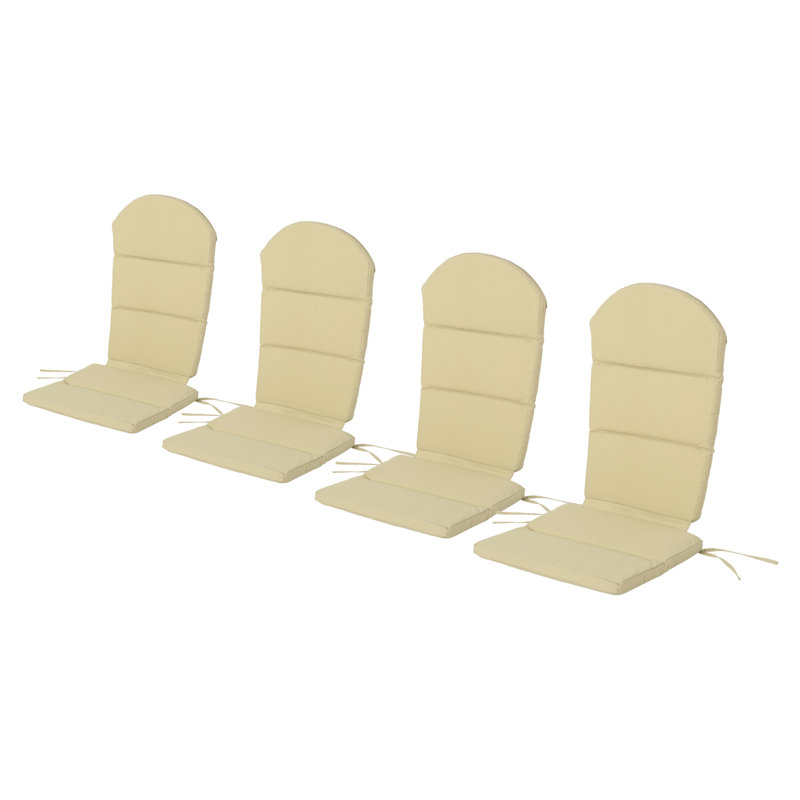 Outdoor 1.5'' Adirondack Chair Back Cushion, Khaki