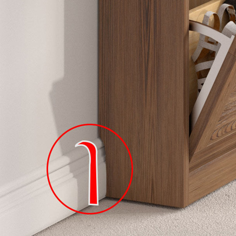 Modern simple storage shoe cabinet, 47.24" H x 23.62" W x 6.69" D