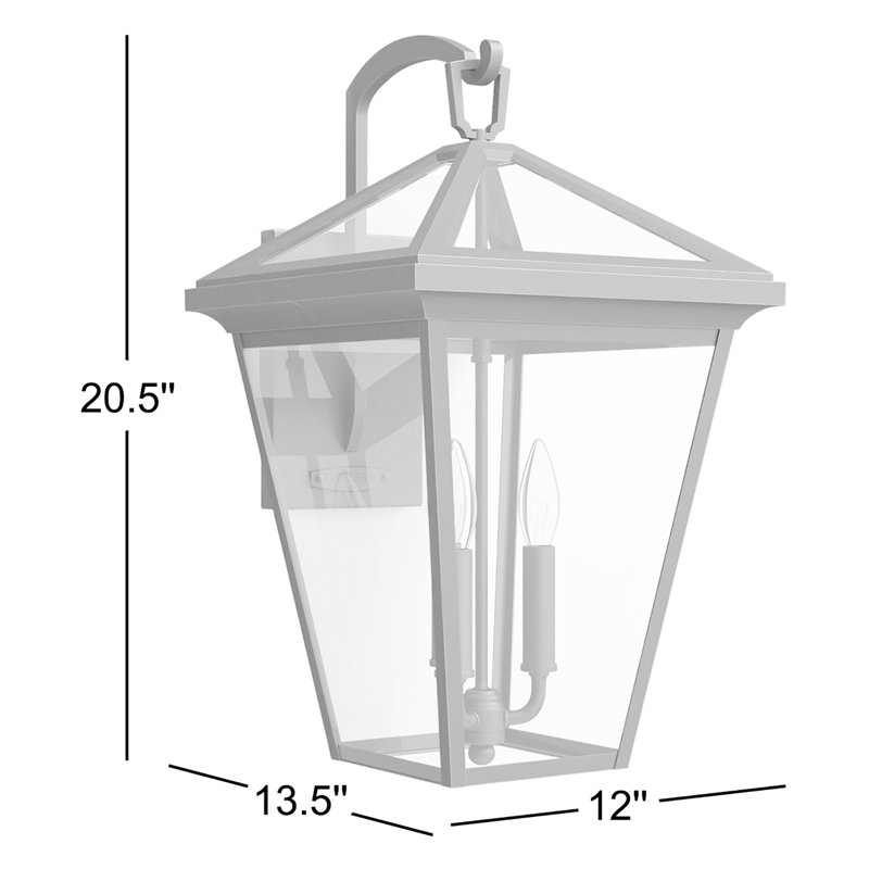 Alford Place 3-Light Outdoor Wall Lantern, Oil Rubbed Bronze