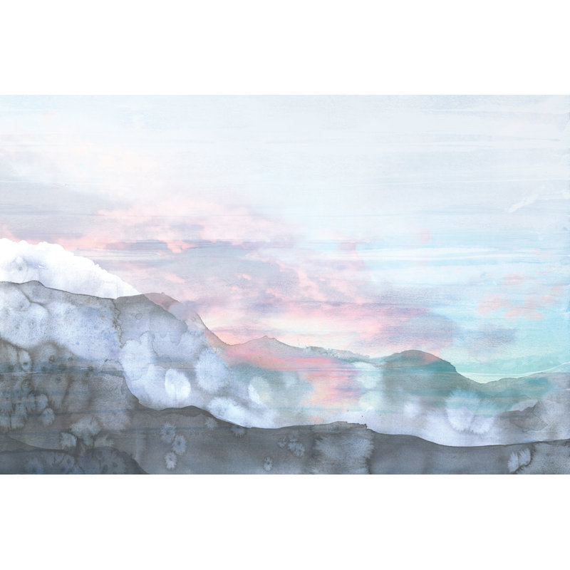 Evening Light - Wrapped Canvas Painting, 30cm H x 46cm W x 3.8cm D