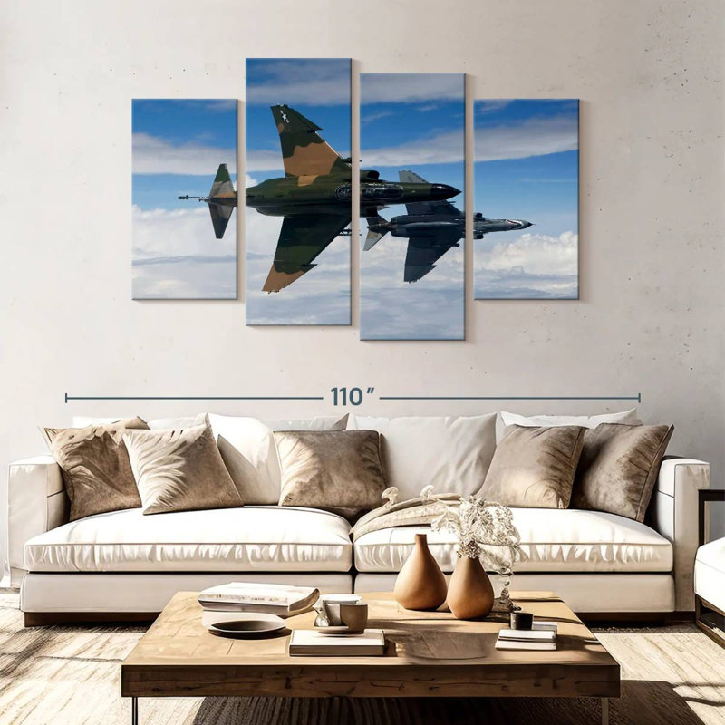 Mait American Military Jets, 54" H x 84" W