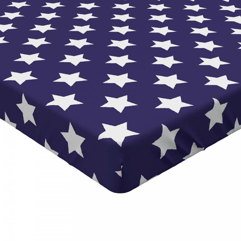 Microfiber Geometric Fitted Sheet, Full Fitted Sheet