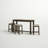 Bonique 3-Person Solid Wood Dining Set