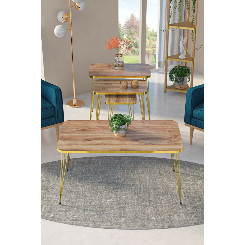 Zampa 35cm Console Table, Walnut