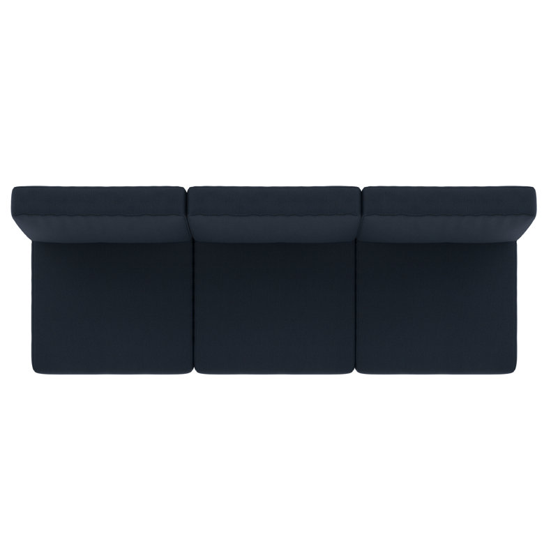 Sunbrella® Outdoor Sofa Seat / Back Cushion, Canvas Navy Sunbrella® Canvas