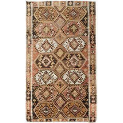 One-of-a-Kind 4'1 X 11'8 Flatweave Area Rug
