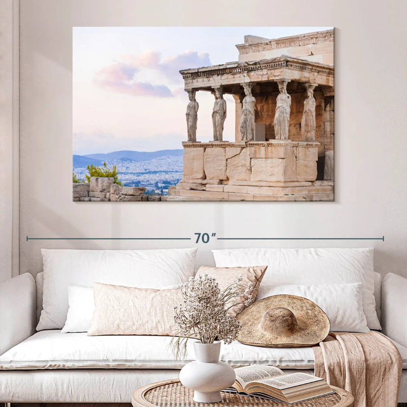 Adella Greek Temple, 34" H x 51" W