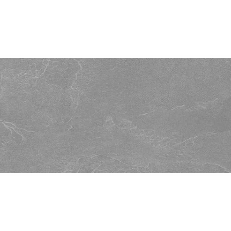 Nordika Series 24" x 48" Porcelain Stone Look Wall Floor Tile, Gray