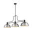 Lustre linéaire moderne à 3 lumières Eraste-205982686