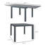 Table de salle à manger extensible Outsunny