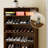 40 Pair Shoe Cabinet With Adjustable Shelves-1961297174