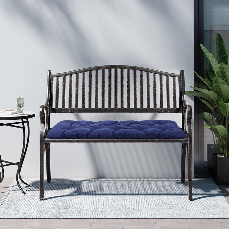 Outdoor Seat Cushion, Navy Blue