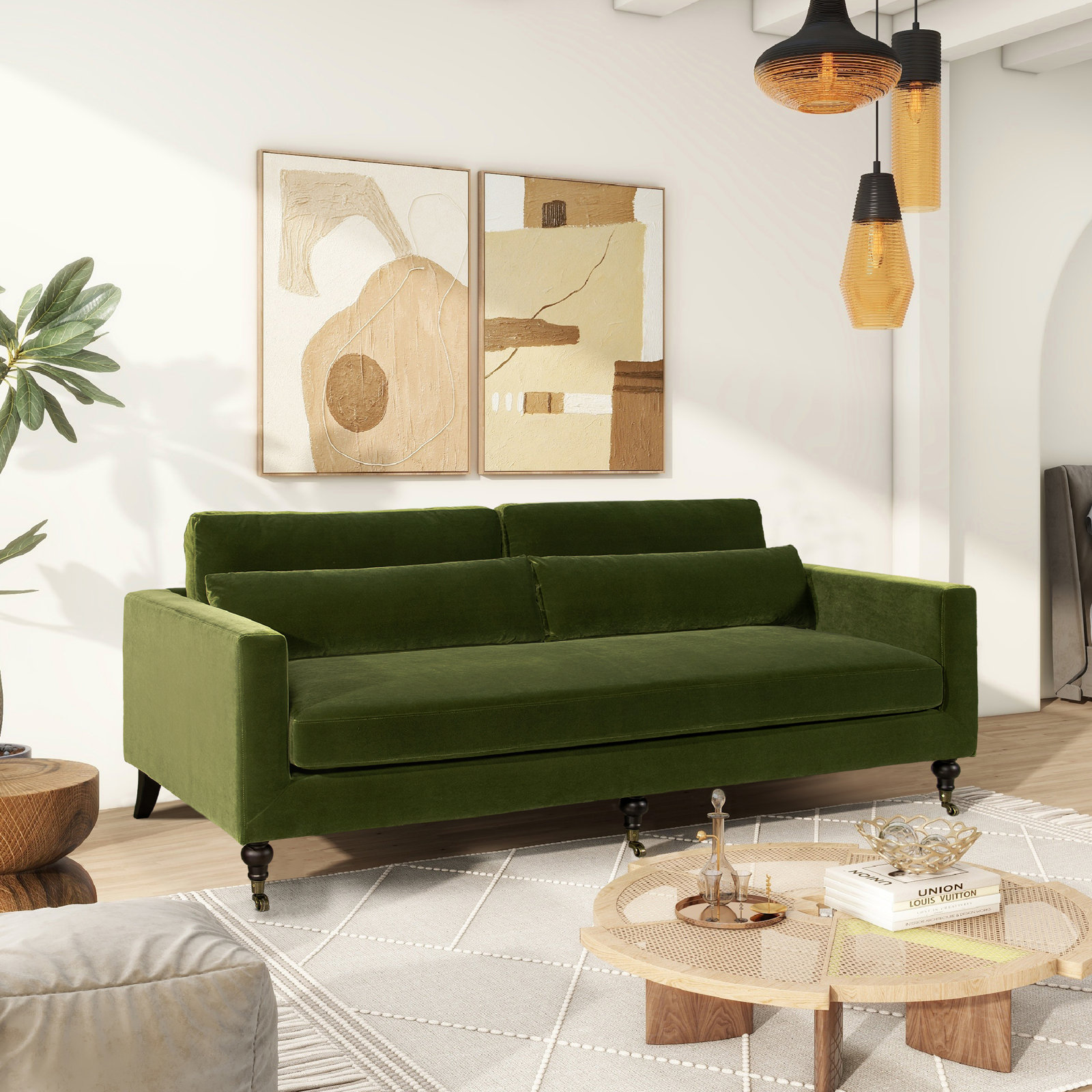 Trini 84'' Upholstered Sofa