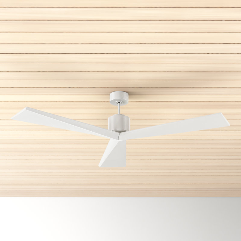 Mirage 60'' Ceiling Fan, Matte White, 60"