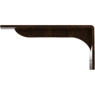 2"W x 10"D x 4 3/4"H Embrey Steel Bracket, Antiqued Bronze