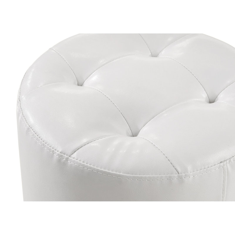 Tabouret de coiffeuse pivotant 1 pièce, Blanc