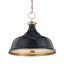 Luminaire suspendu dôme à 3 lumières 18 "peint par Mark D. Sikes pour Hudson Valley Lighting-146771505