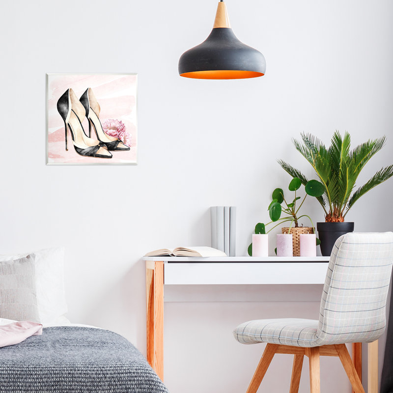 Plaque murale Glam Time Heels, design par Kim Allen