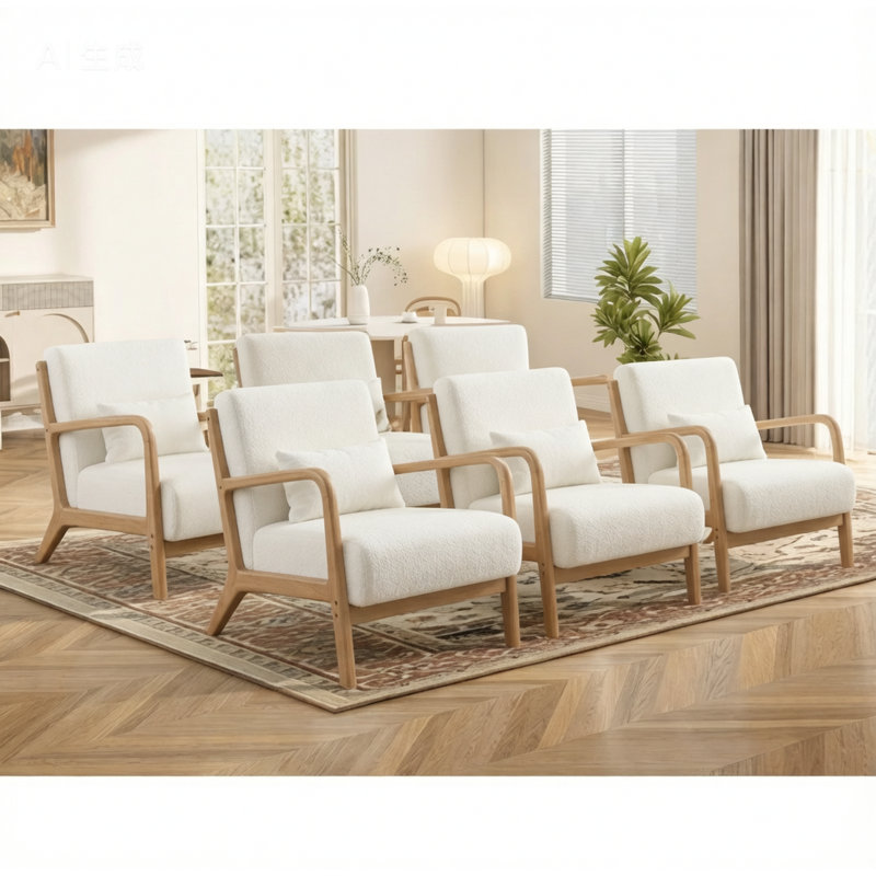 Fauteuil d'appoint 26 po de largeur Mid Century Comfort
