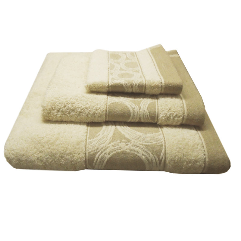 Ensemble de serviettes 3 pièces 100% coton