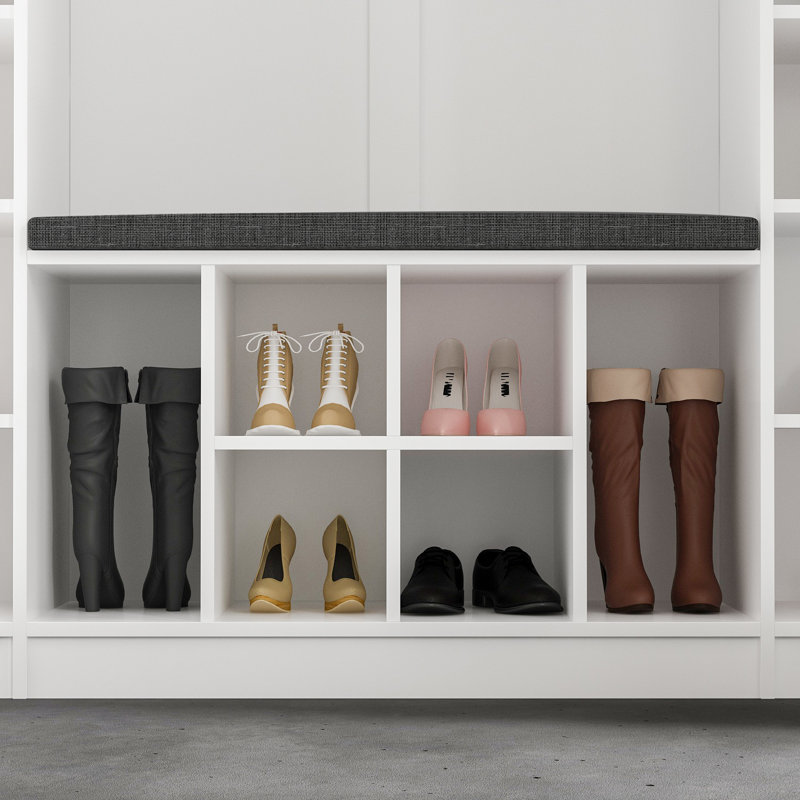 Apryl Hall Tree 65.4'' Wide with Bench and Shoe Storage