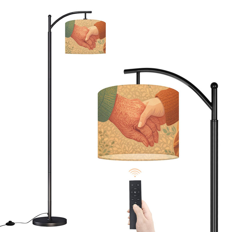 Lampe sur pied avec abat-jour réglable Arc