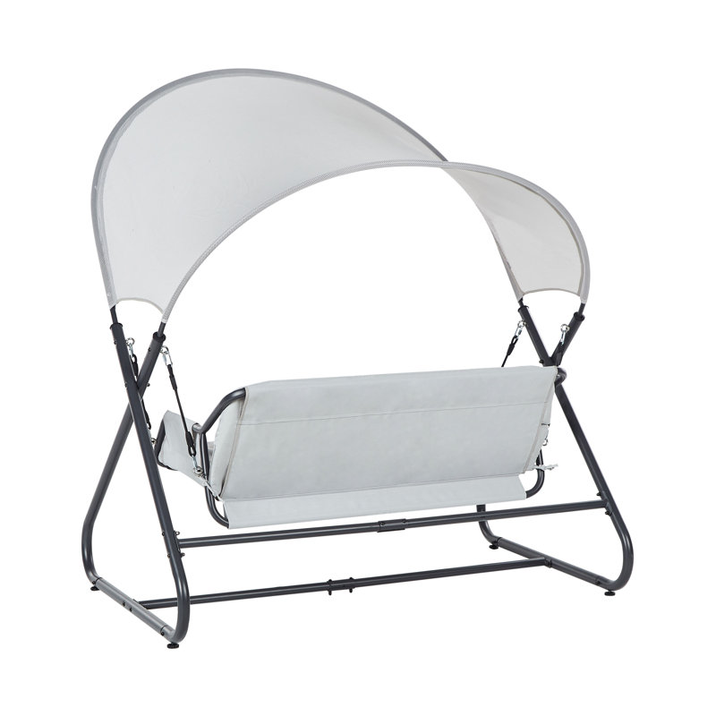 Patio Swing SOLAGNA Metal , Light Grey