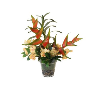 Tropical Mix in Flower Pot Vase
