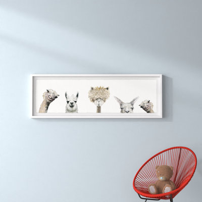 Kolb Llama and Alpaca Framed Print