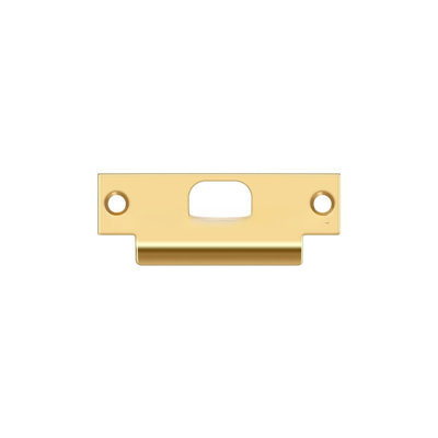 Deltana SPDB478U5 ANSI T- Strike, 4-7/8" x 1-1/4", w/ Hole in Antique Brass