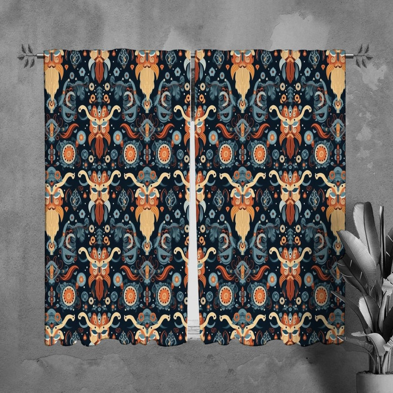 Androff Room Darkening Curtain Pair, 40" W x 82" L