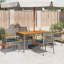 Chaises de patio avec coussins 4 pièces 