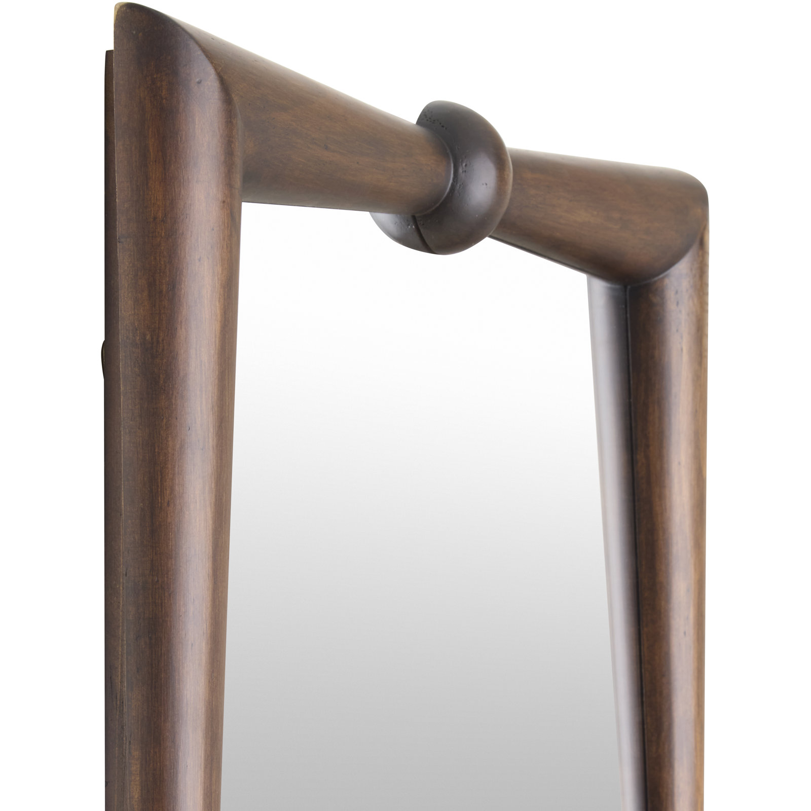 Prosper 28" Pine Accent Mirror, 41" x 28", Brown