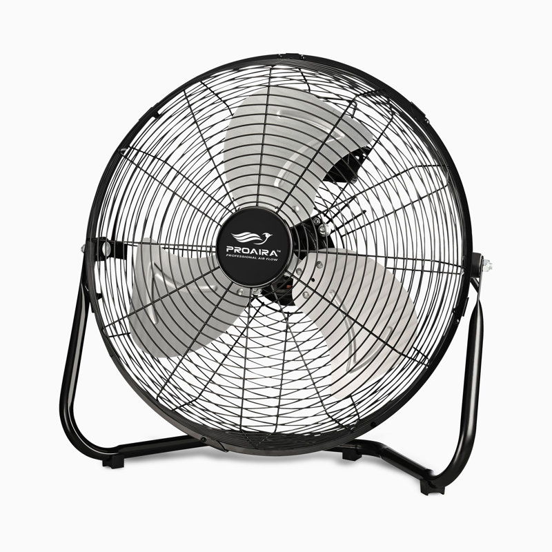 Proaira High Velocity Floor Fan, 18.11" H x 8.27" W x 18.11" D